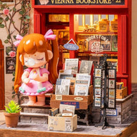 Rolife Vienna Bookstore (DG183) - DIY Miniature House Kit
