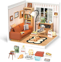 Cozy Living Lounge (DW007) - Super Creator Mini Room Kit