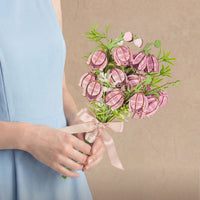 Rowood Pink Lily of the Valley (TF003) - Wooden Flower Bouquet