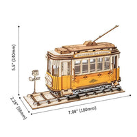 Retro Tramcar (TG505) - Easy DIY Vintage Vehicle Display