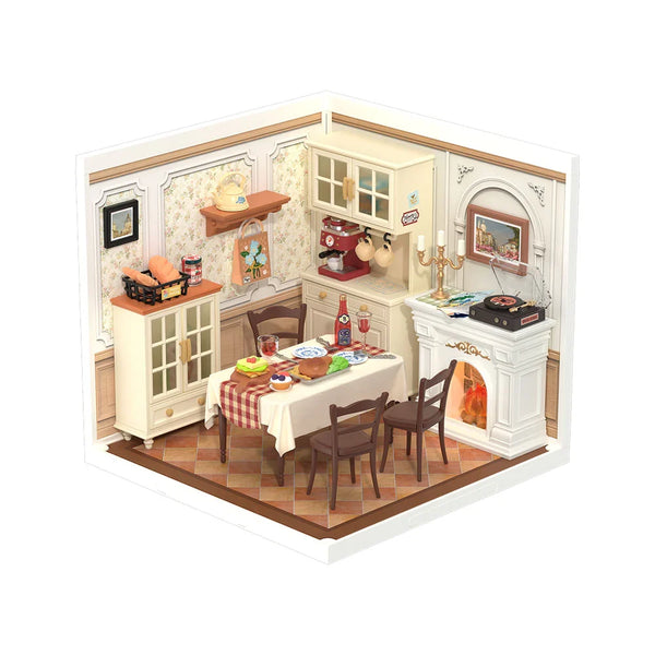 Warm Dining Room (DW015B) - Super Creator Mini Room Kit