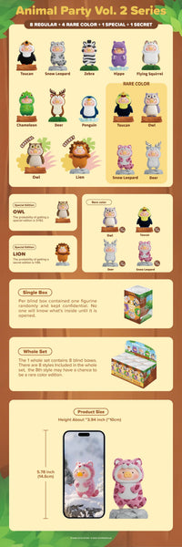 LuLu the Piggy - Animal Party Vol. 2 Series Blind Box