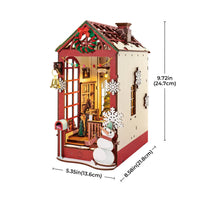 Rolife Christmas Indoor Scene (TGC07) - Warm Light Book Nook Display