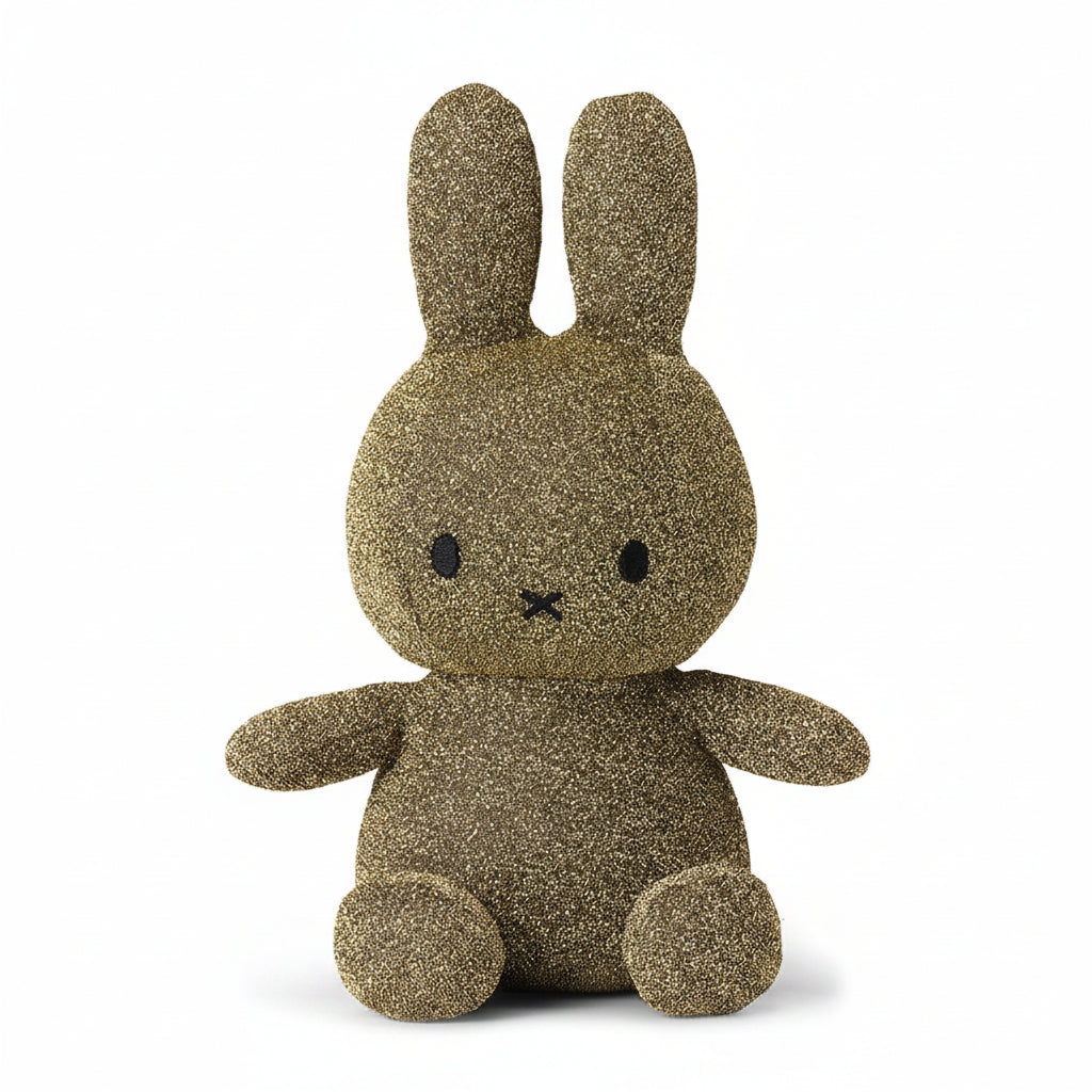 Miffy Sitting Sparkle - 23 cm - Gold