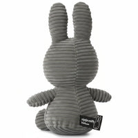Miffy ECO Corduroy - Grey 23cm-9"