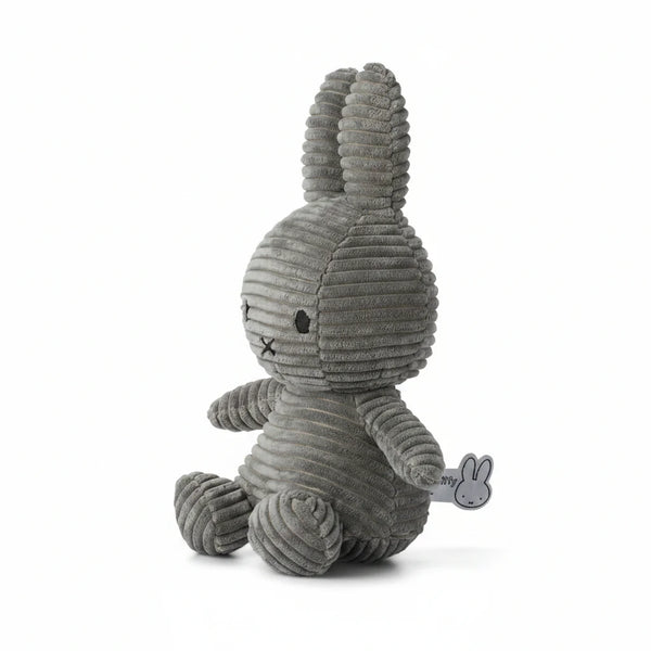 Miffy ECO Corduroy - Grey 23cm-9"