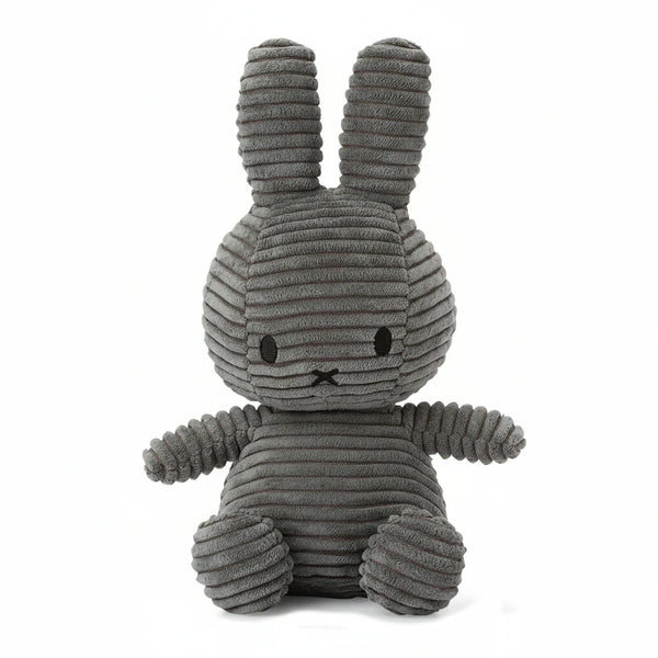 Miffy ECO Corduroy - Grey 23cm-9"