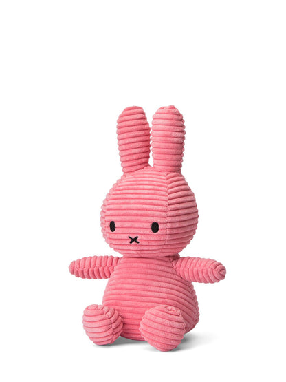 Miffy Sitting Corduroy Bubblegum Pink - 23cm