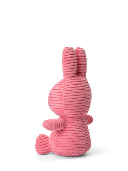 Miffy Sitting Corduroy Bubblegum Pink - 23cm