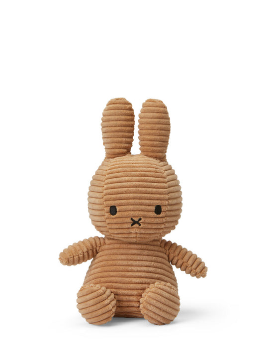 Miffy Sitting Corduroy Beige - 23 cm