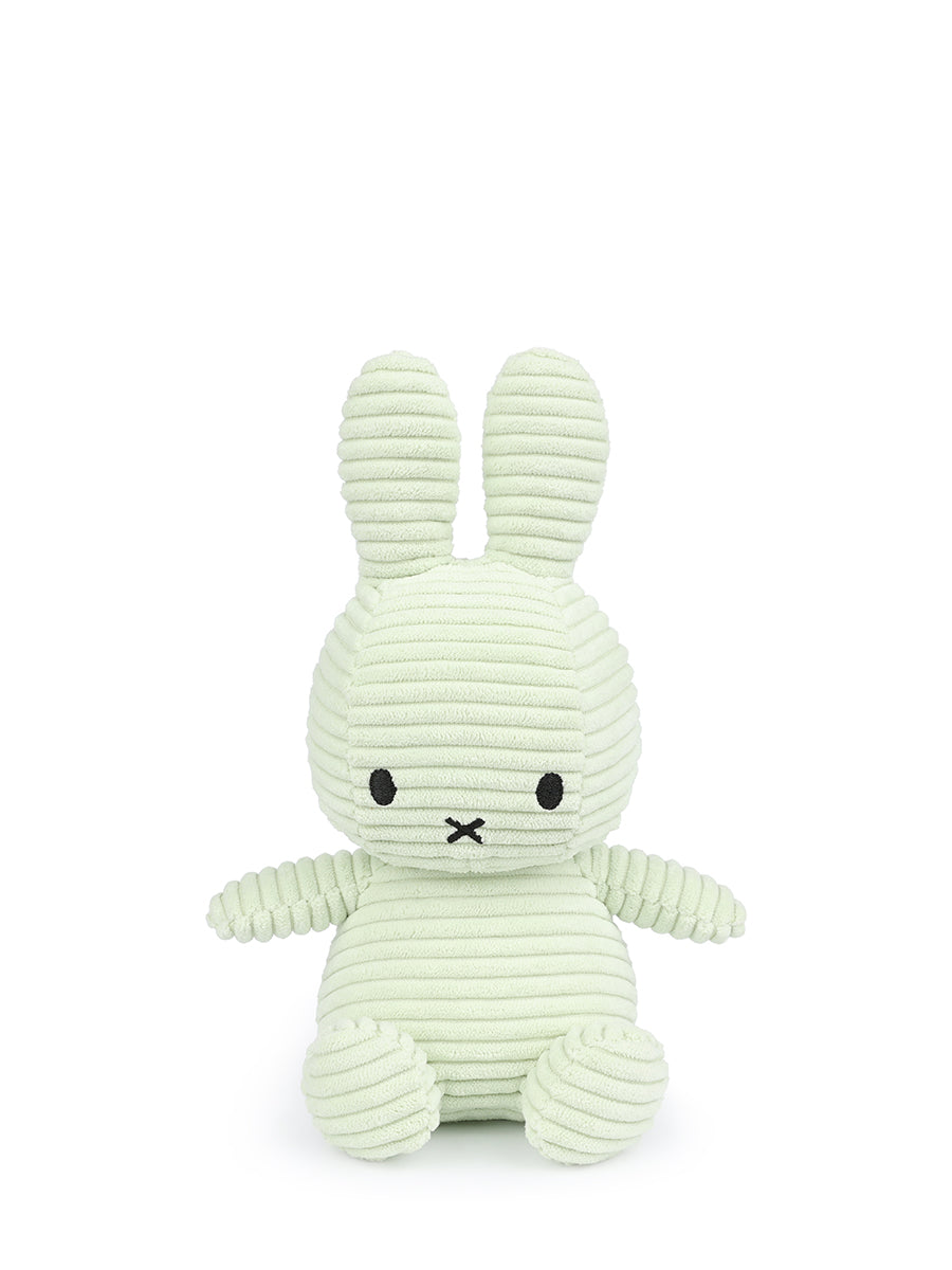 Miffy Sitting Corduroy Fresh Mint - 23 cm