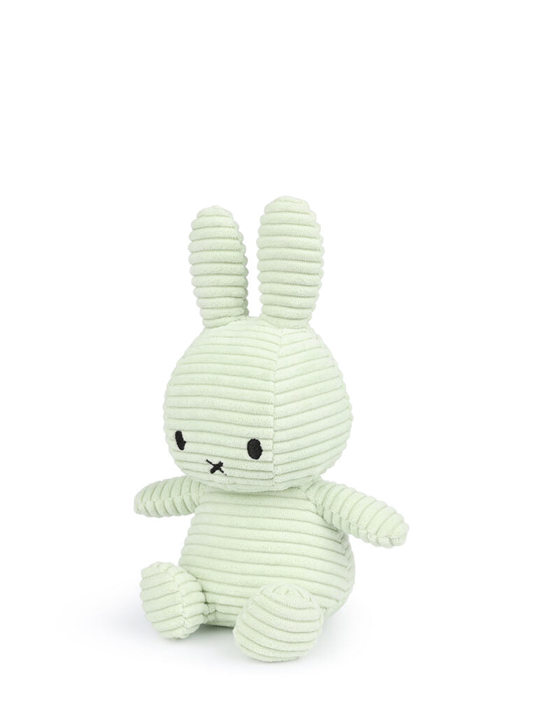 Miffy Sitting Corduroy Fresh Mint - 23 cm