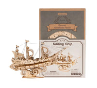Rolife Sailling Ship (TG305) - Modern 3D Wooden Puzzle