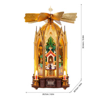 ROKR Blessed Christmas Pyramid (AMB01) - Christmas Music Box Kit