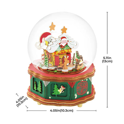 Rolife Christmas Town Music Box AM46