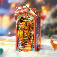 Rolife Christmas Indoor Scene (TGC07) - Warm Light Book Nook Display