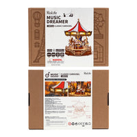 Rolife Classic Carousel (AMC01) - Musical Rotating Carousel Display