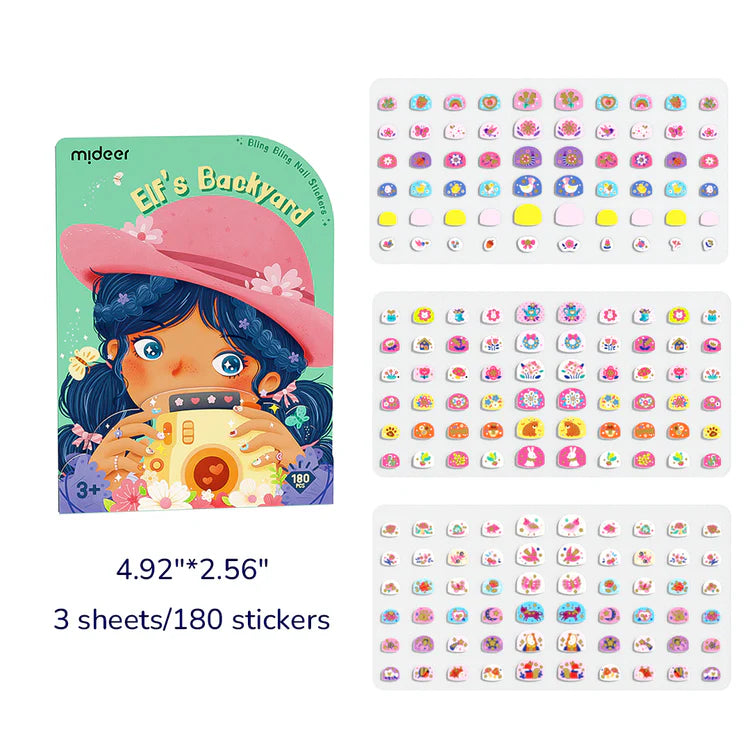 Bling Bling Nail Stickers: Elf's Backyard