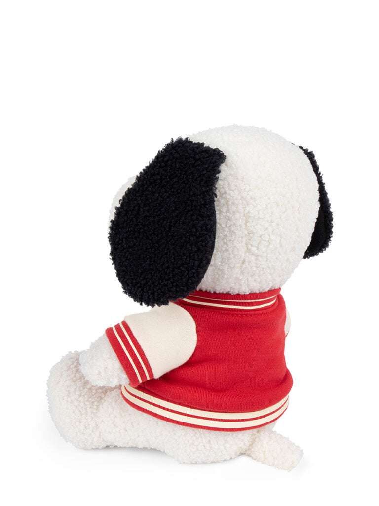 Snoopy Sitting with Varsity Jacket - 25 cm