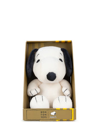 Snoopy Mini Corduroy Cream in giftbox- 17 cm - 7 inch