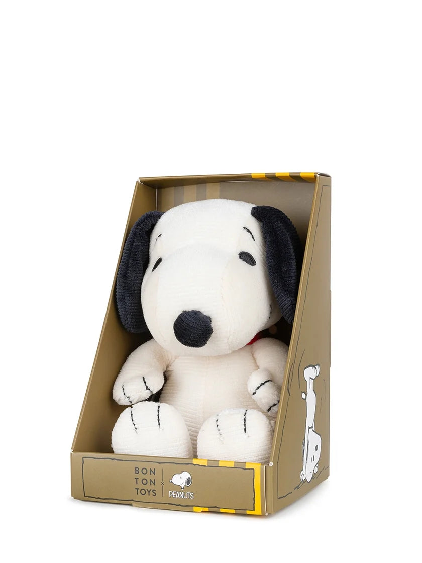 Snoopy Mini Corduroy Cream in giftbox- 17 cm - 7 inch