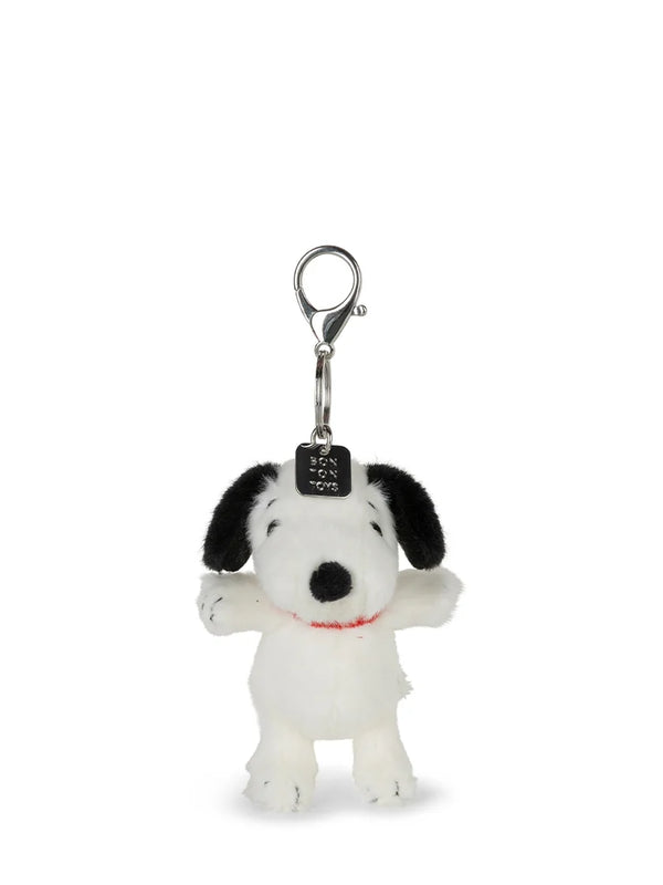 Lucky Snoopy Fuzzy Keychain Cream - 10 cm - 4