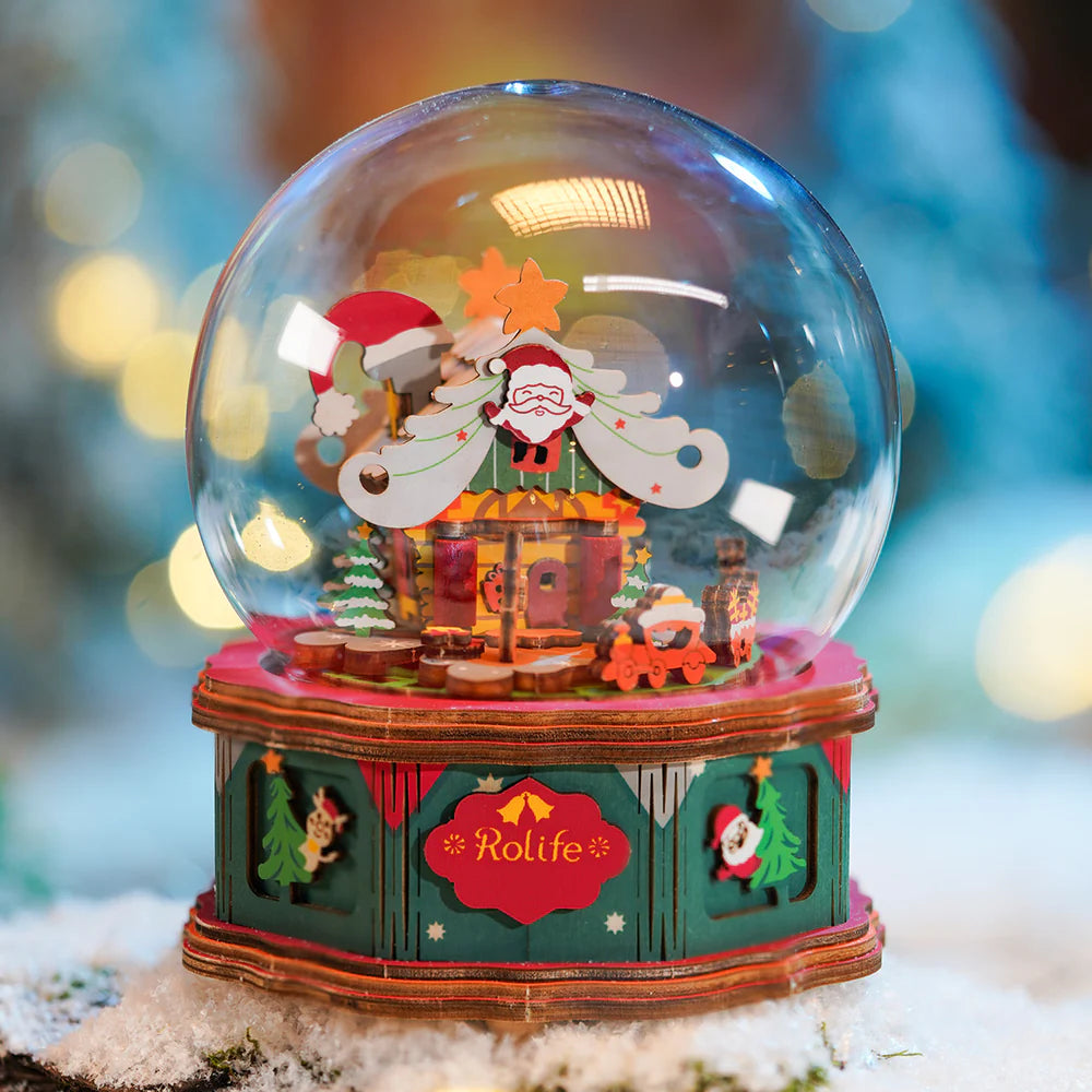 Rolife Christmas Town Music Box AM46