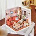 Cozy Living Lounge (DW007) - Super Creator Mini Room Kit