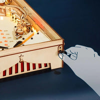 ROKR 3D Pinball Machine (EG01) - Sound & Light Tabletop Game