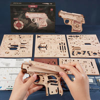 Mini Gun Toy (LQ502) | Semi-Automatic Shooter Display