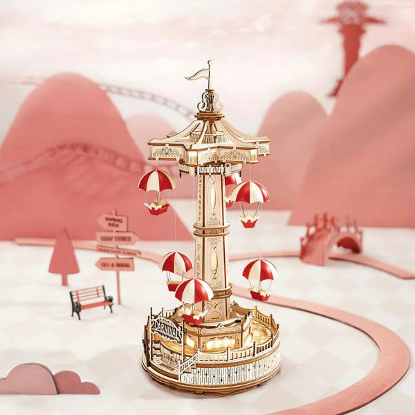 Parachute Tower (EA01) | Moving Music Box Display