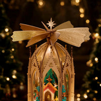 ROKR Blessed Christmas Pyramid (AMB01) - Christmas Music Box Kit