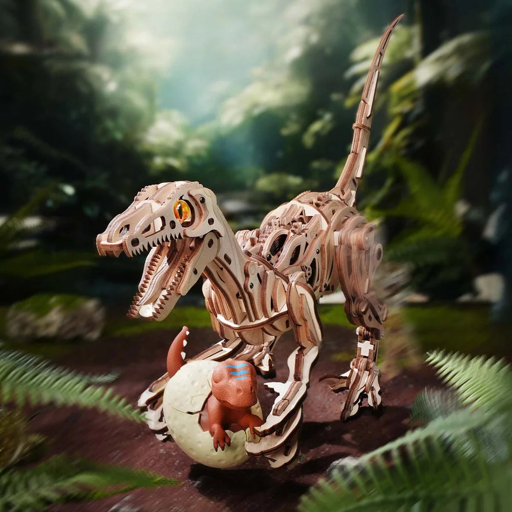 ROKR Velociraptor (LD01) - Wind-Up Mechanical Dinosaur