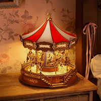 Rolife Classic Carousel (AMC01) - Musical Rotating Carousel Display