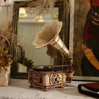 ROKR Crank Classic Gramophone (LKB01) - Hand-Rotating Music Display