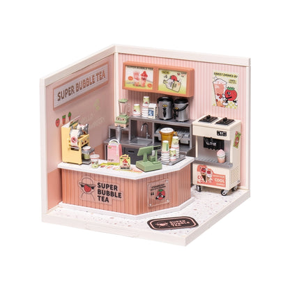 Rolife Double Joy Bubble Tea Super Creator Miniature House
