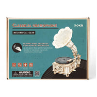 ROKR Crank Classic Gramophone (LKB01) - Hand-Rotating Music Display