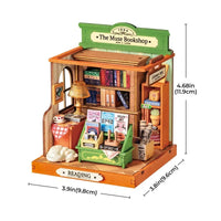 The Muse Bookshop (DS040) - Cozy DIY Miniature House