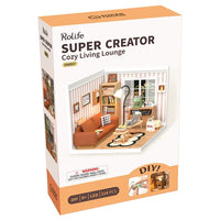 Cozy Living Lounge (DW007) - Super Creator Mini Room Kit