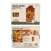 Rolife Christmas Indoor Scene (TGC07) - Warm Light Book Nook Display