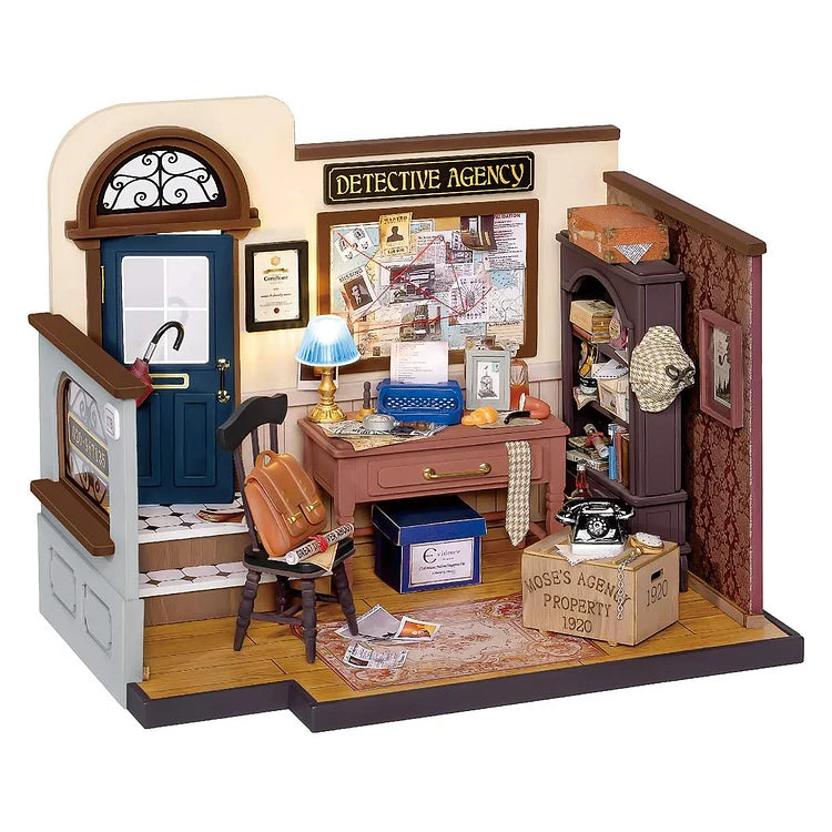 Mose's Detective Agency (DG157) - DIY Miniature House Kit