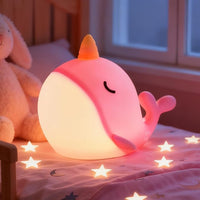 Narwhal Silicone Night Light