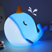 Narwhal Silicone Night Light