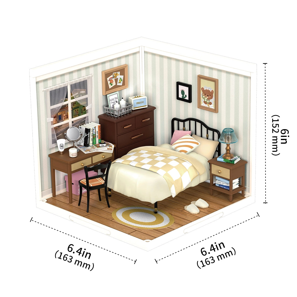 Rolife Sweet Dream Bedroom Super Creator Miniature House