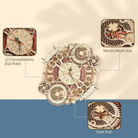 ROKR Zodiac Wall Clock (LC601) - Functional Wall Clock Display