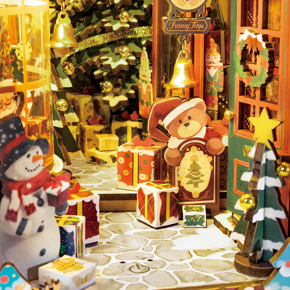 Robotime Rolife ROKR Book Nook Christmas Street TGC06