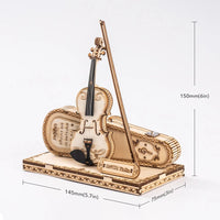 Violin Capriccio (TG604K) - Easy DIY Violin Display Model