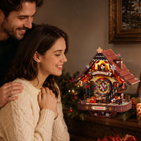 ROKR Christmas Cuckoo Clock (LCB01) - Christmas Clock Model Kit