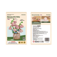 Rowood Pink Lily of the Valley (TF003) - Wooden Flower Bouquet