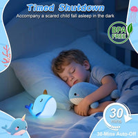 Narwhal Silicone Night Light